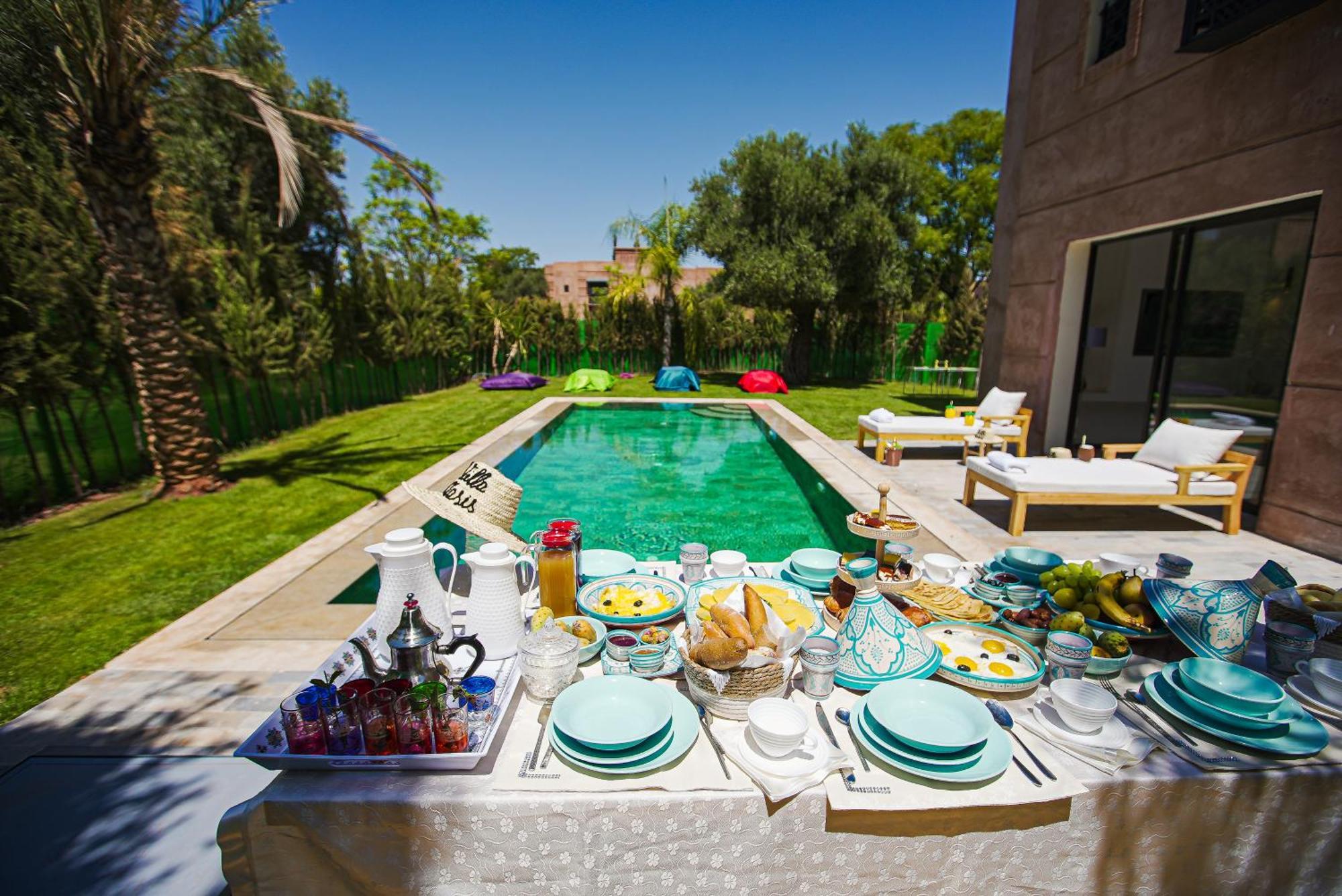 Villa Oasis Private Pool Secure Complex Marrakesh Exterior photo