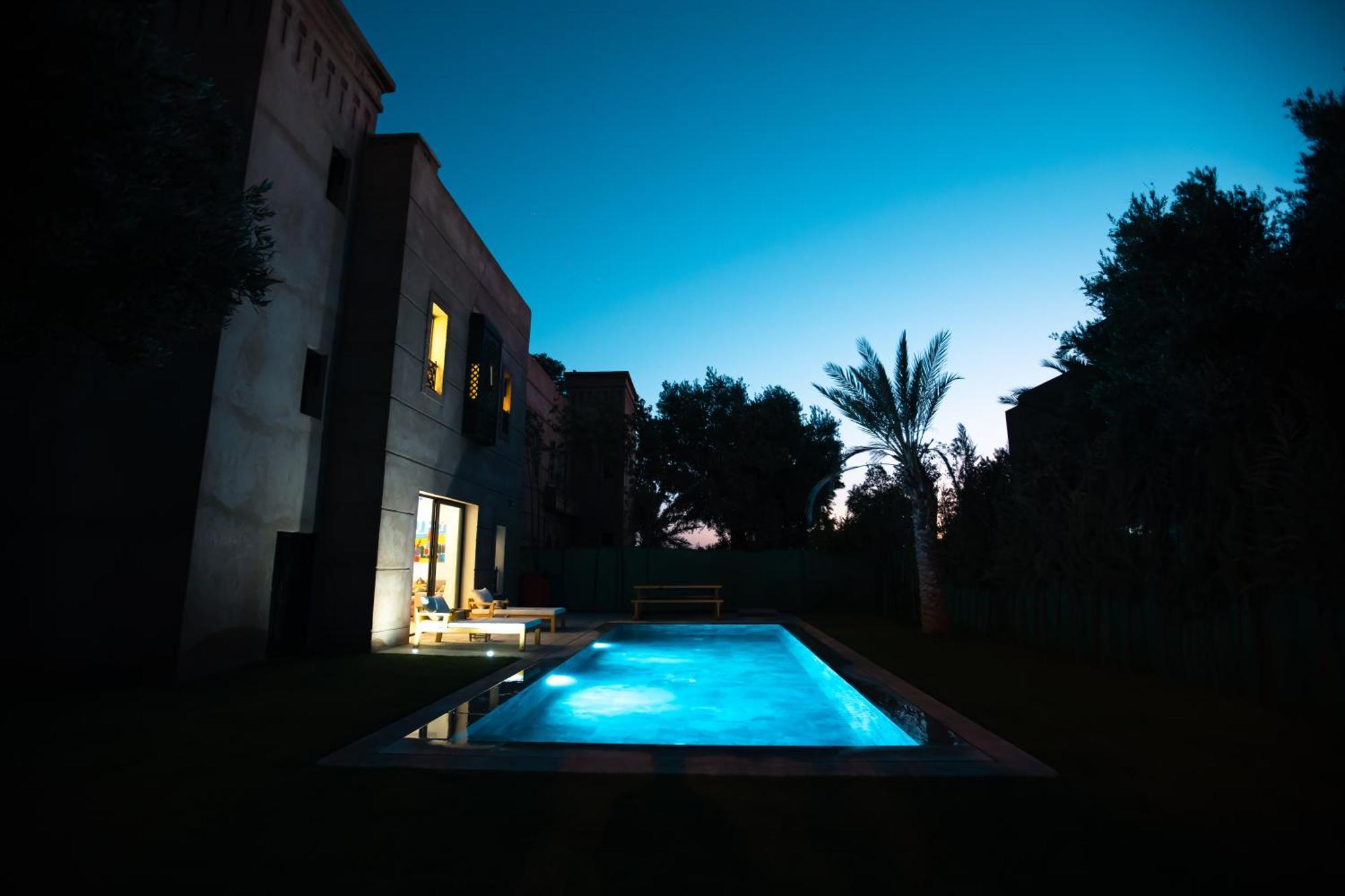 Villa Oasis Private Pool Secure Complex Marrakesh Exterior photo